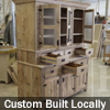  Ontario Custom Built Reclaimed Wood Hutches